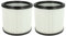 vhbw 2x filtre plissé compatible avec Parkside PNTS 30/7(E/S), 30/8(E/S), 30/9(E/S), 35/5(E/S) aspirateur - blanc
