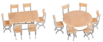Faller F180957 Tische + 12 Stühle, Keine Angabe, M