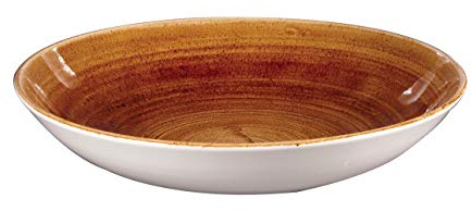 Churchill Stonecast -Coupe Bowl Schüssel- Durchmesser: Ø24,8cm, Farbe wählbar (Vintage Copper)