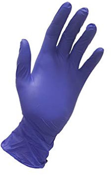 Violet Nitrile Gloves - 200 Gloves (Large)