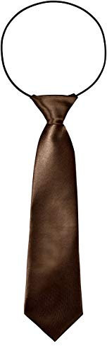BomGuard Krawatte Kind Kleinkind - Jungs Mädchen Schlips, cognac-braun