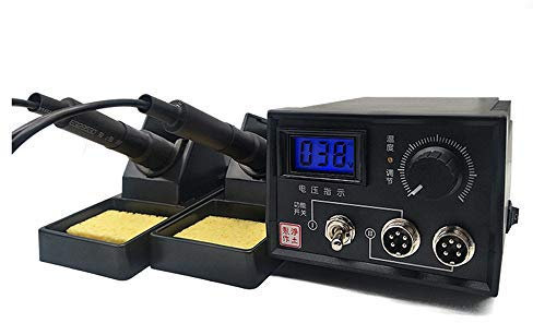 Kit de quema de leña 60 W 220 V, máquina de pirografía, detallador de leña, juego de herramientas para quemar madera (pantalla digital con enchufe doble)