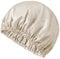 Mommesilk 22 Momme Seide Schlafmütze Haarhaube Kopfbedeckung Schlafkappe elastische Maulbeerseide Nachtmütze Schlafhaube für Locken Hell Kaffee