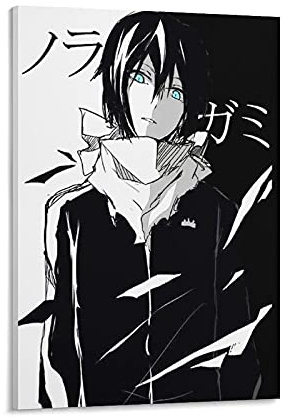 GNKIO Noragami Main Character Yato HD Anime Poster 15 Poster Dekorative Malerei Leinwand Wandkunst Wohnzimmer Poster Schlafzimmer Malerei 16x24inch(40x60cm)