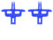 ALEOED 2 Pieces Bicycle Brake Pad Spacer Hydraulic Disc Brake Spreader Instert Tool Parts for Shimano and Other Mountain Road Bike MTB