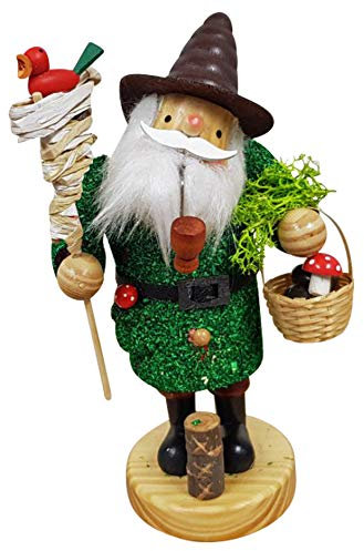 ys Räuchermännchen Räuchermann Räucherfigur Rauchfigur Moosmann/Wichtel/Waldschrat ca. 14 cm hoch aus Holz Weihnachten Advent Geschenk Dekoration (30103-14)