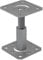 Robuster, verzinkter, verstellbarer 100–150 mm erhöhter Pfostenfuß für Pergola, Terrasse, Pavillon (100 mm x 100 mm)