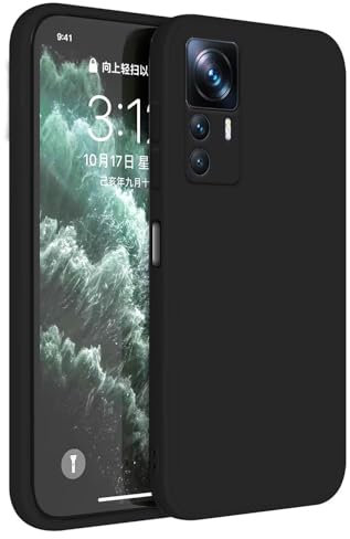 Topme Handyhülle Hülle Fur Xiaomi MI 12T Pro (6.67 Inches) Case Schutzhülle, Hautschutz Aus TPU Silikonhülle - Schwarz