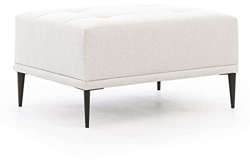 Lomadox Hocker in grau kombinierbar mit Ecksofa, B/H/T ca. 83/46/63 cm