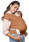 Boba Baby Tragetuch Neugeborene - Elastisches Babytragetuch und Stilltuch für Unterwegs - Einfach zu binden - Babytrage Neugeborene ab Geburt bis 16kg (Fox)