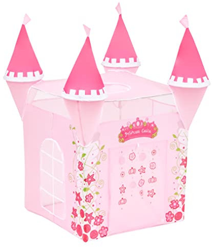 Baroni Toys Spielzelt Prinzessin Schloss für Kinder 3+, Tragetasche, Spielzeug für Innen- und Außenbereich, Haus für Kinder, Spielzeuge für Kinder