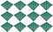 ACAN Tradineur - Pack 12 de Baldosas/Losetas para Exterior - Fabricado en Plástico - Ideal para Piscina, terrazas, jardín - Desmontable y Antideslizante - 30 x 30 cm - Color Verde