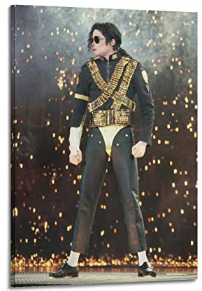 Michael Jackson Dangerous Tour Suit Leinwand Kunst Poster Und Wandkunst Bilddruck Moderne Familienzimmer Dekor 08x12inch(20x30cm)