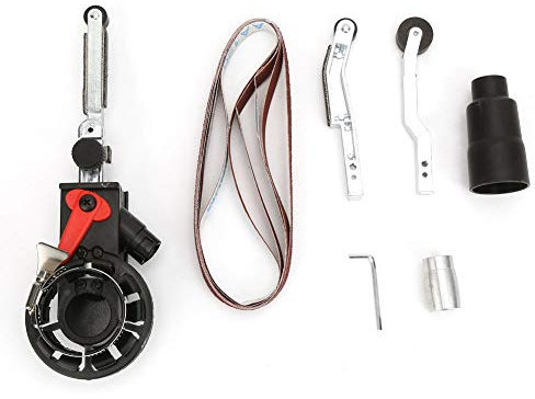 Mini-Bandschleifer-Adapter, Winkelschleifer, Bandschleifer-Aufsatz, Bandschleifer-Konverter, Winkelschleifer, Schleifkopf-Adapter, Winkelschleifer zu Bandschleifer-Konvertierungswerkzeug(M10)