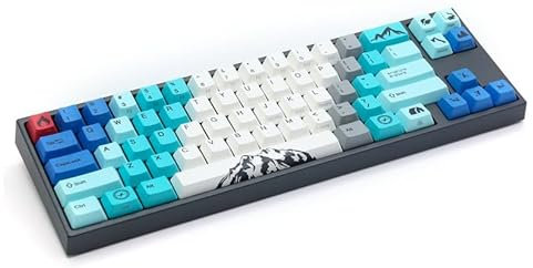Varmilo VEA87 Summit R1 TKL Gaming Tastatur, MX-Silent-Red, weiße LED – US Layout
