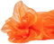 3m x 150cm Organza Stoffe zum Nähen Meterware Organzastoff Dekostoff Bekleidungsstoffe für DIY Kunsthandwerk Basteln Vorhänge Tischdecken Hochzeit Party Kleidungsdekoration,Orange