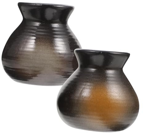 LIFKOME 2 Piezas Taza de Hielo seco práctico Vaso de Hielo seco Bebidas japonesas decoración florero práctica Olla de Hielo seco envase de moldadientes Familiar Decorar Motivo