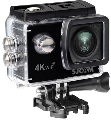 HUIOP camera SJ4000AIR 4K HD Action Camera with 2-inch IPS Screen 16MP 170°Wide Angle 30m Waterproof Support WiFi Connection with Waterproof Case Adapters