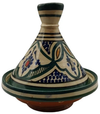La Maison Unique - Mini Tajín étnico marroquí marroquí para salsas de cerámica terracota 1704241903