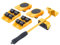 DUEBEL Lifter Furniture Sliders for Hardwood Floors Jack Furniture Dolly Appliance Dolly for Moving Pads Furniture Movers Sliders 150KG (330LBS) - Yellow