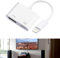 Lightning to HDMI Adapter, 1 PCS Lightning to HDMI Cable - 1080p iPhone/iPad/iPod to TV/Monitor Projector Sync Screen Support All iOS Devices