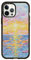 CASETiFY Impact iPhone 12 Pro Max Case [4X Military Grade Drop Tested / 8.2ft Drop Protection] - Frosted Sunset - Clear Black
