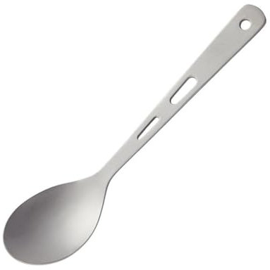 DONGKER Cuillère-fourchette en Titane, 3 en 1, 1 Unité, Adaptée aux Activités de Plein Air