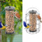 ADEPTNA Heavy Duty Caged Bird Feeder - Squirrel Proof, Weather-proof Material Feeder for Outdoor Hanging - Attracts Birds all Year round (PEANUT FEEDER)