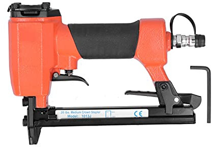 Pistolet à Clouer Pneumatique 1013J, en Acier allié, Cloueur à Air, Petite Machine à Clouer à Main pour le Travail du Bois