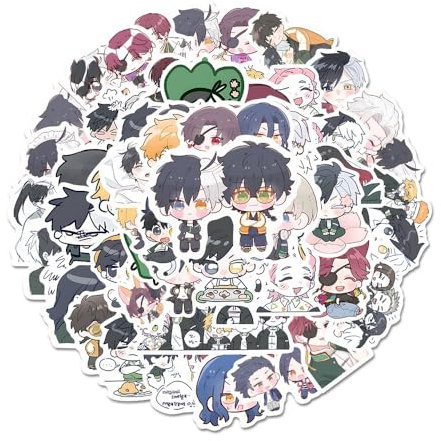 Wind Breakers Aufkleber, 65 Pcs Anime Figur Vinyl Wasserdichte DIY Stickers Für Party, Wasserflasche Scrapbook Laptop Skateboard Computer Für Teens Studenten