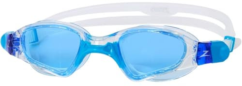 Zoggs Spectra Swimming Goggles Anti-fog Watertight Design, Micro Adjustable, Intelligent Fit, Improved Comfort, Clear/Blue - Tint Blue Lens