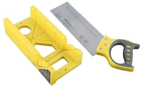 Herramienta de corte en ángulo de 45 grados, cortador de madera con sierra de corte manual con múltiples ranuras en ángulo | Cortador angular multiusos, herramienta de corte de madera para artesanía e