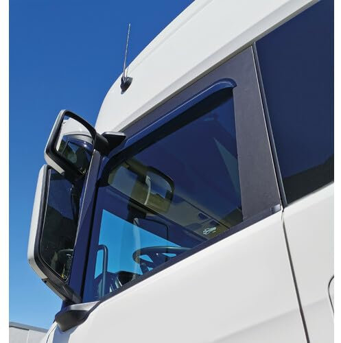 Set di 2 deflettori d'aria pass per Scania Serie 7 NG R/S/G/P/L/XT dal 2016 acrilico