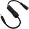 COMPUKAS Guitar Effects Extension Cable for Electric Guitar and Bass Power Supply Cord for Effector Control Versatile Guitar Accessory for Musicians