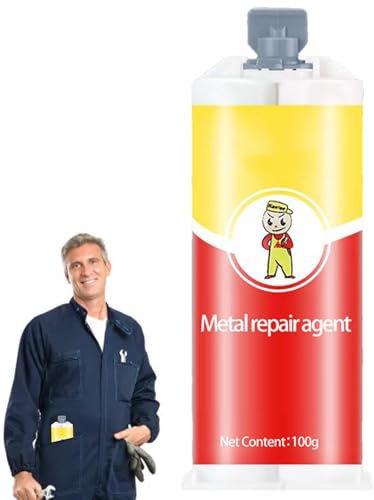 Colla Di Metallo - Adesivo Per Saldatura Pesante | Sigillante Industriale Per Riparazione In Acciaio Inossidabile | Agente Di Impermeabile Per Cemento Acrilico | Cool Di Colla Per Gli Elettrodo