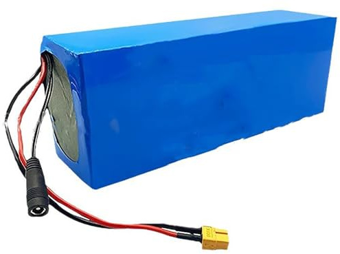 52V 45Ah Batería para Bicicleta Eléctrica Batería De Alta Potencia 14S4P E-Bike Batería Batería Impermeable PVC con Cargador para 250W-1000W Motores 52V 45Ah,T