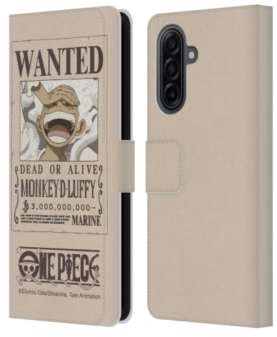 Head Case Designs Offizielle One Piece Luffy Gear 5 Poster Grafische Kunst Leder-Wallet-Hülle Kompatibel mit Samsung Galaxy A17 4G / 5G