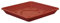 geli Thermo Plastic Sottobicchieri Nora Quadrata in Plastica - Terracotta, 25 x 25 cm