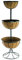 RUDDINGS WOOD 3 Tier Metal Garden Patio Flower Fountain - Tall Plant Planter
