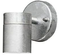 Gnosjö Konstsmide Außenleuchte, Modena Wandleuchte, galvanisiert grau, 6 x 9 x 9 cm, 3 ml, 7572-320
