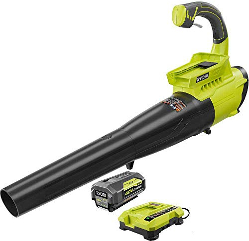 Ryobi RY40411 40V 155mph 300cfm Jet Fan Design Cordless Li-Ion Blower Kit