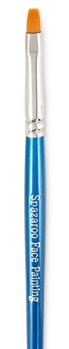 Snazaroo 1192030 Schmink-/Flachpinsel, fein, zum auftragen von Kinderschminke, blau