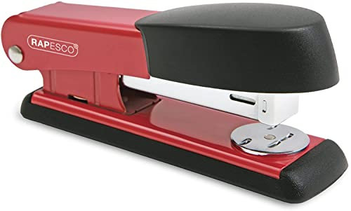Rapesco R53500R2 Bowfin Agrafeuse Manuelle, Capacité de 25 Feuilles, Rouge