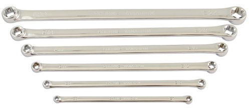 Laser 5580 Extra Long Star Ring Spanner Set 6pc