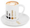 Balvi - Taza Espresso Barista x4 cerámica