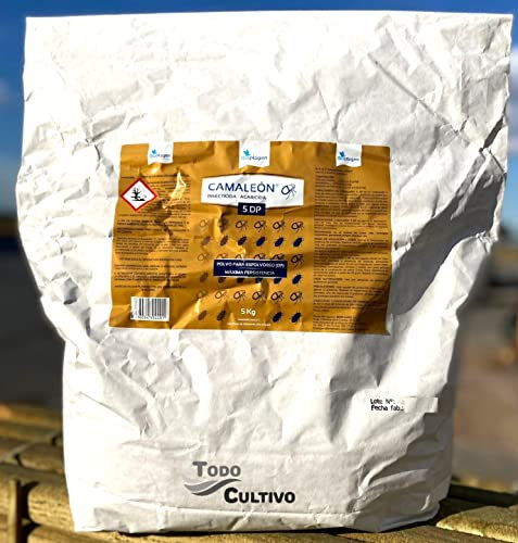 CAMALEON 5KG ALFACIPERMETRINA 0.5%(SUSTITUTO del GARRAPATIN). Polvo ANTIPARASITOS para ESTABLOS O DESIFENCION DE CASETAS