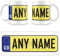 Personalised Mug - Car Registration Plate Design - Customise Cup with Name, Reg or Text