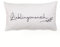 Bada Bing Deko Kissen Lieblingsmensch in weiß - Design mit Spruch - hochwertiges Wendekissen mit Bezug aus Baumwolle Reißverschluss - Sofakissen Kuschelkissen 30 x 50 cm mit Füllung Geschenk
