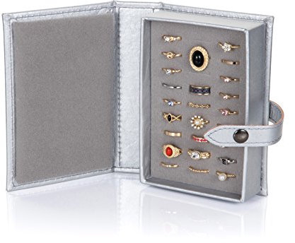 Little Little Book Of Rings Storage - Small Silver by Little Book Of