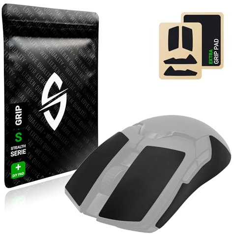 SensoryBoost Grip Tape Set für Razer Viper Ultimate, V2 Pro (+ extra Grip-Pad) Schweißabsorbierend, extrem rutschfest, Ultradünn (0.5mm) Selbstklebend & Rückstandsfrei - Gaming Maus Zubehör